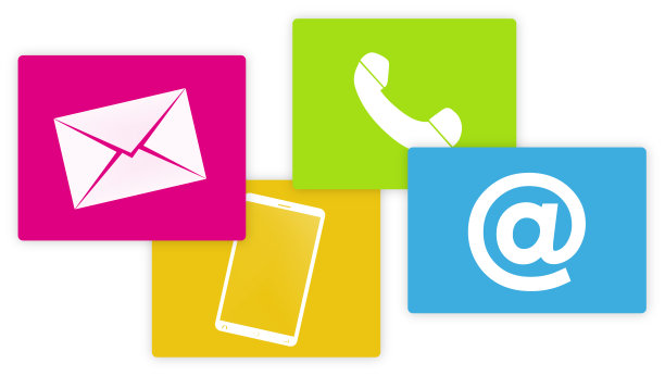 联系我们彩色新鲜设计图标图形图片下载
