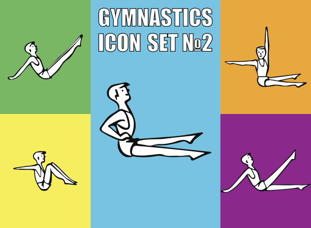 男孩做健身操图片下载