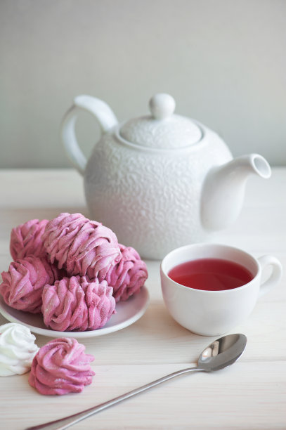 自制浆果棉花糖和风图片下载