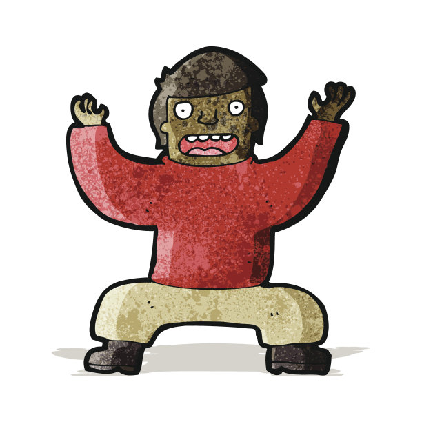 漫画人在做瑜伽姿势图片下载