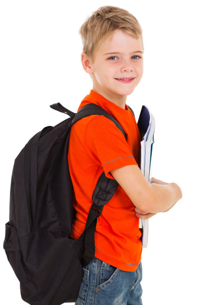 带着书包的小男生图片下载
