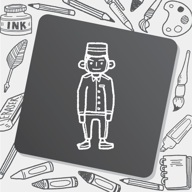 看门人涂鸦图片下载