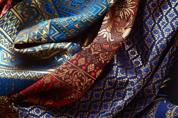古老的亚洲纺织图片下载