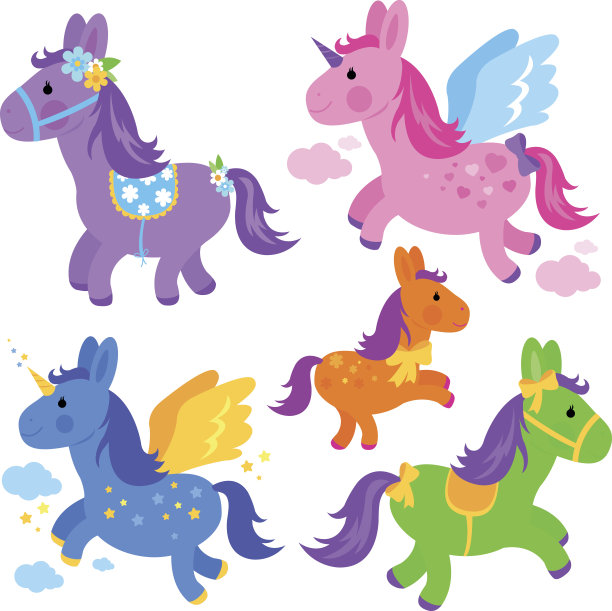 可爱的小马集合图片下载