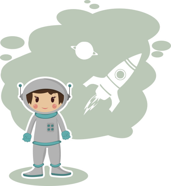 男孩的宇航员图片下载