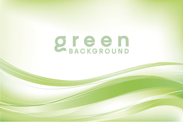绿色抽象矢量背景图片下载