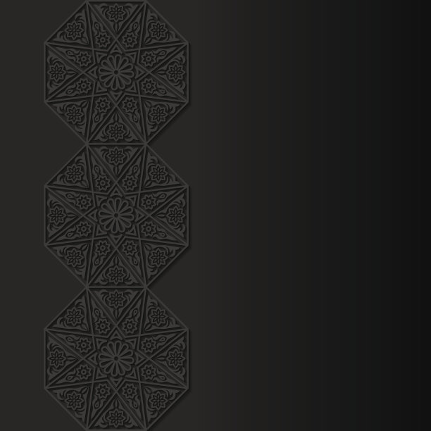 抽象背景与传统装饰图片下载