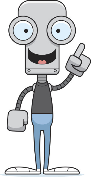 卡通机器人的想法图片下载