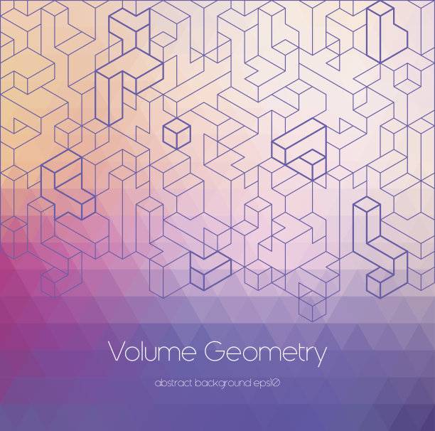 摘要多边形矢量背景图片下载