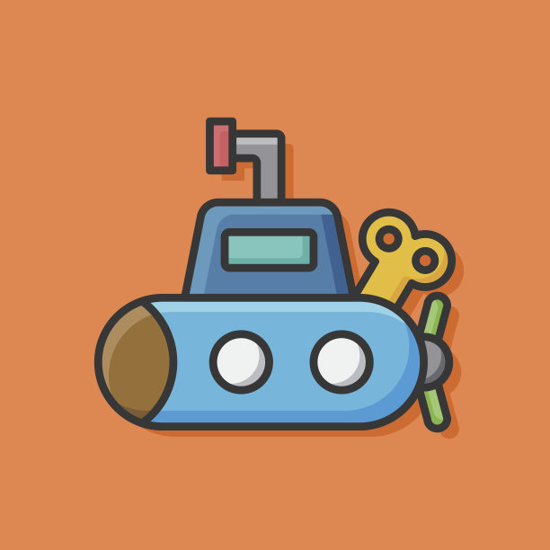 玩具船图标图片下载