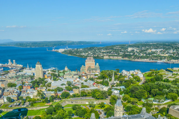 魁北克的Frontenac城堡图片下载