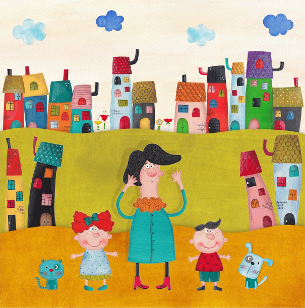 童话故事的城市图片下载