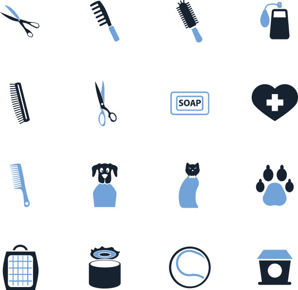 宠物商品图标集图片下载