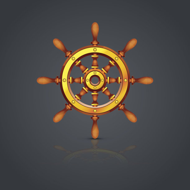 船的方向盘图片下载
