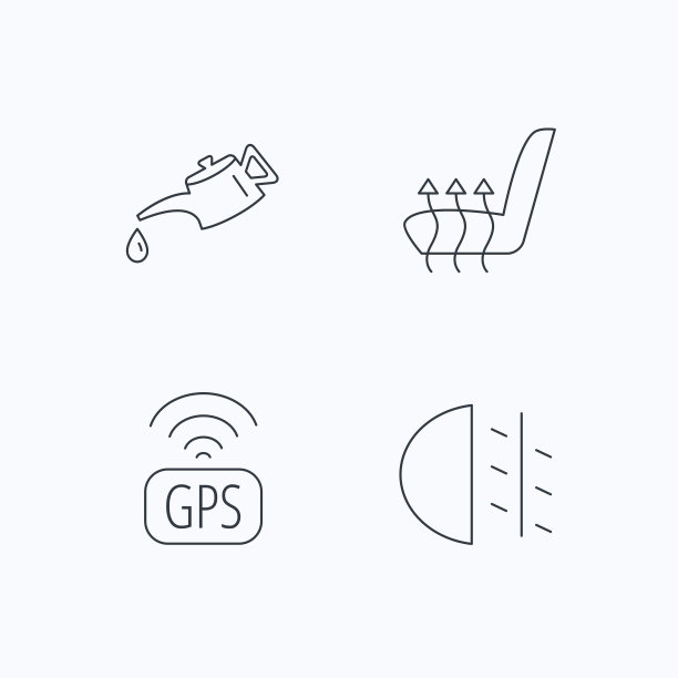 机油，过路雾灯和gps图标。图片下载
