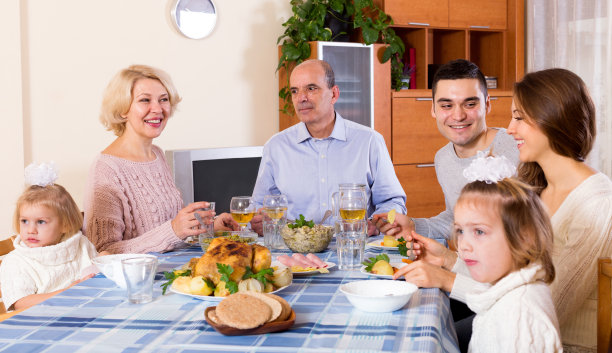 周日家庭聚餐图片下载