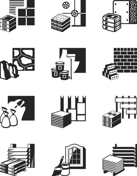 建筑材料和建筑细节图片下载