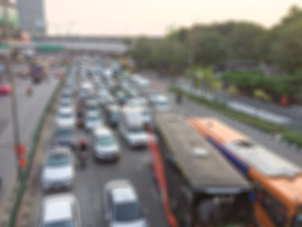 交通拥堵模糊图片下载