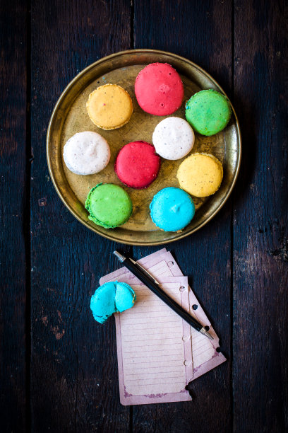 蛋白杏仁饼干饼干时间图片下载