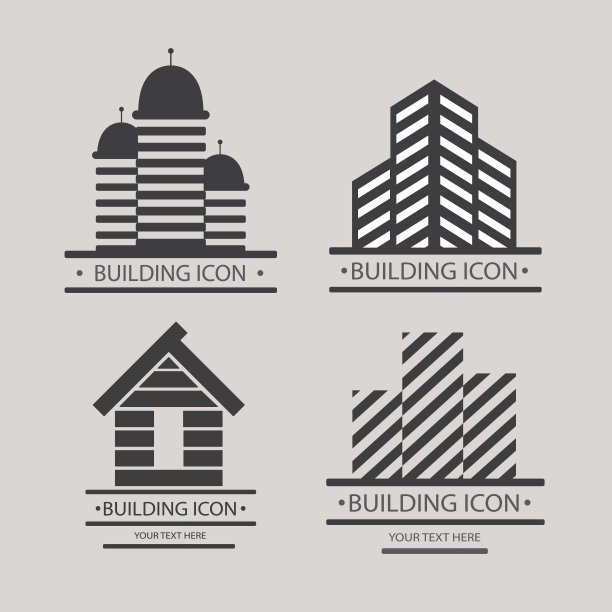 建筑矢量图标为您的设计。城市建设图片下载