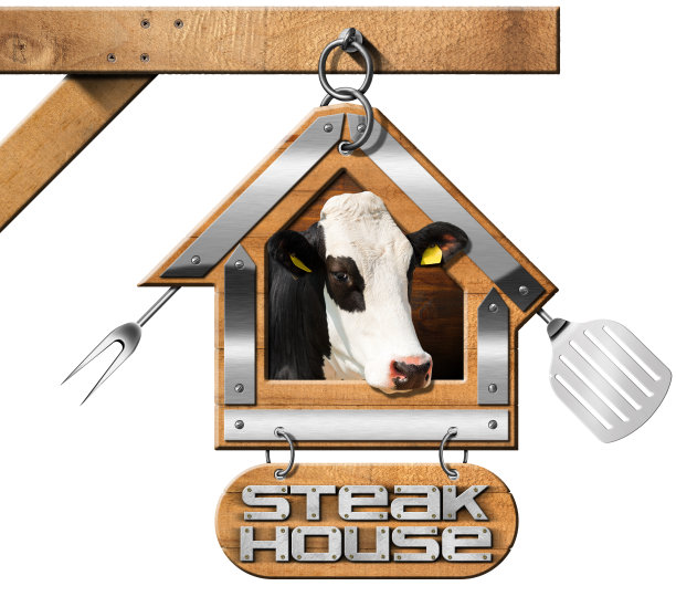 牛排馆-连锁招牌图片下载