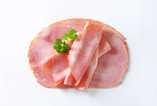 烘烤火腿片图片下载