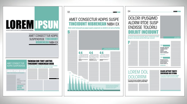 报纸设计图片下载