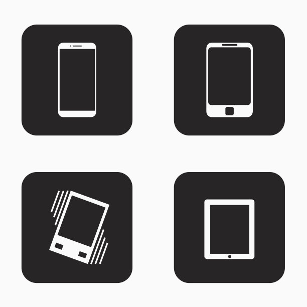 矢量现代小工具图标集图片下载
