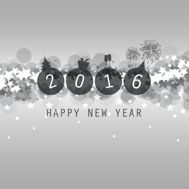 新年贺卡背景- 2016图片下载