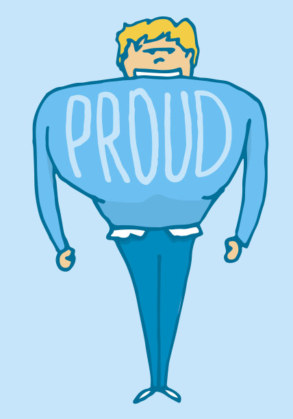 他对自己非常自豪图片下载