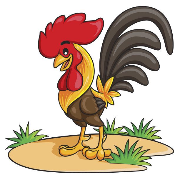 公鸡卡通图片下载