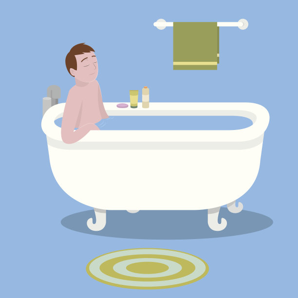 在浴缸里图片下载