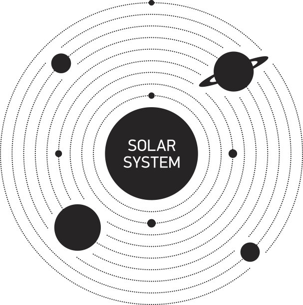 太阳系的行星素材图片