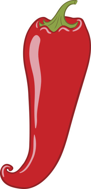 白色背景上的红辣椒图片下载