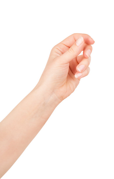 女人手里握着虚拟名片、信用卡或空白纸图片下载