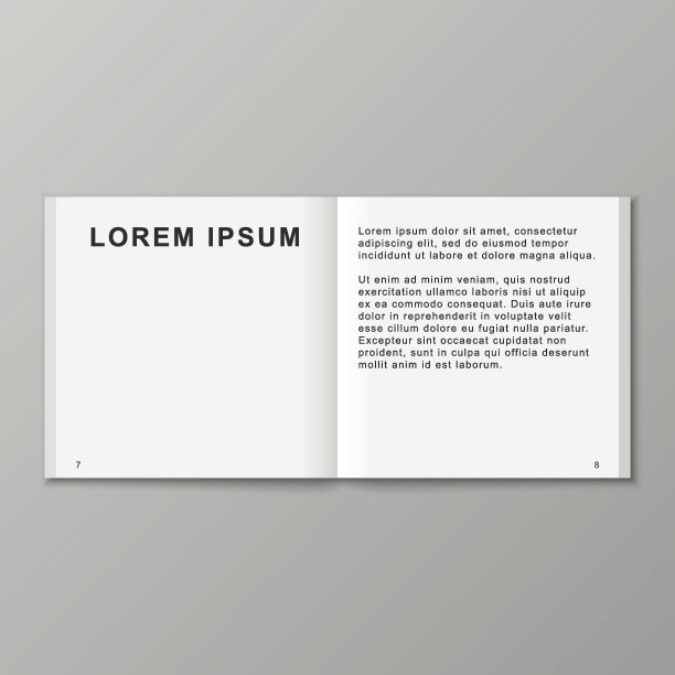 向量的页面模板。图片下载