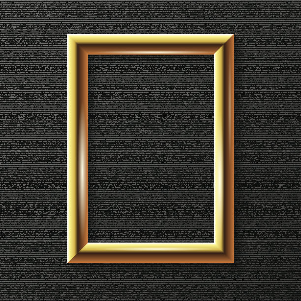 肖像金相框图片下载