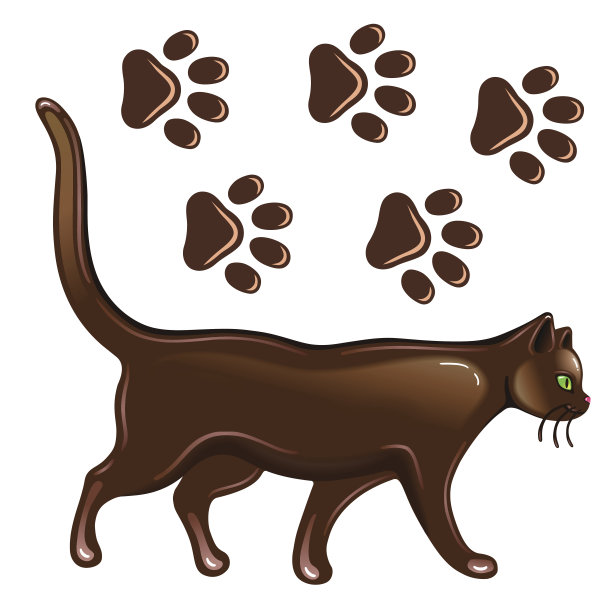 猫爪印图片下载