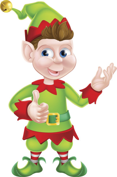 圣诞老人圣诞助手图片下载