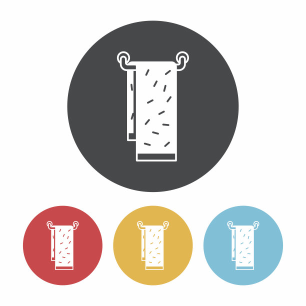 毛巾图标图片下载