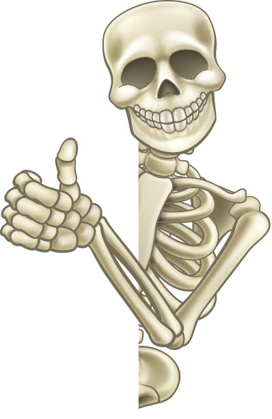 卡通骷髅手势图片下载