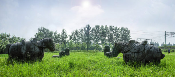 雕塑花园图片下载