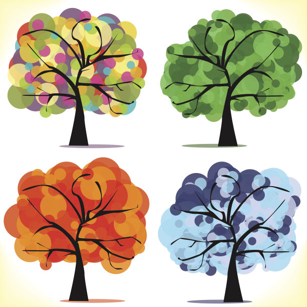 摘要病媒季节性树图片下载