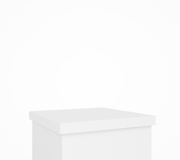 白色基座，模拟图片下载