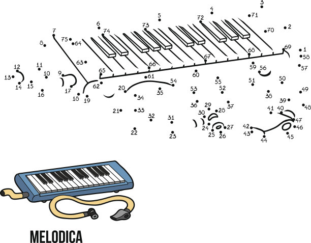 儿童数字游戏:乐器(melodica)图片下载