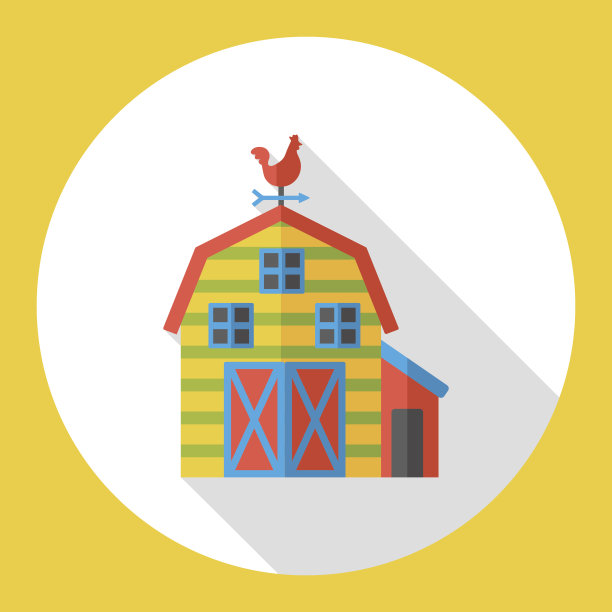 农场仓库平面图标图片下载