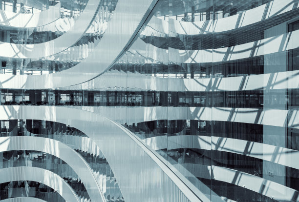 抽象商务中心室内设计图片下载