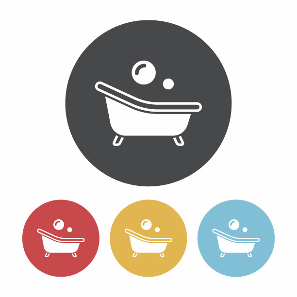 浴缸里的图标图片下载