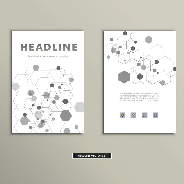 书的封面与抽象的数字连接的线图片下载