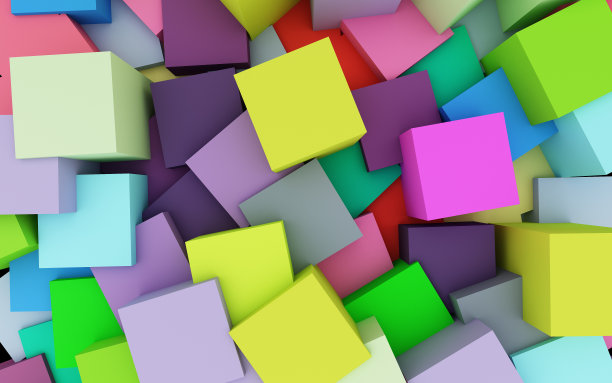 抽象彩色几何背景图片下载